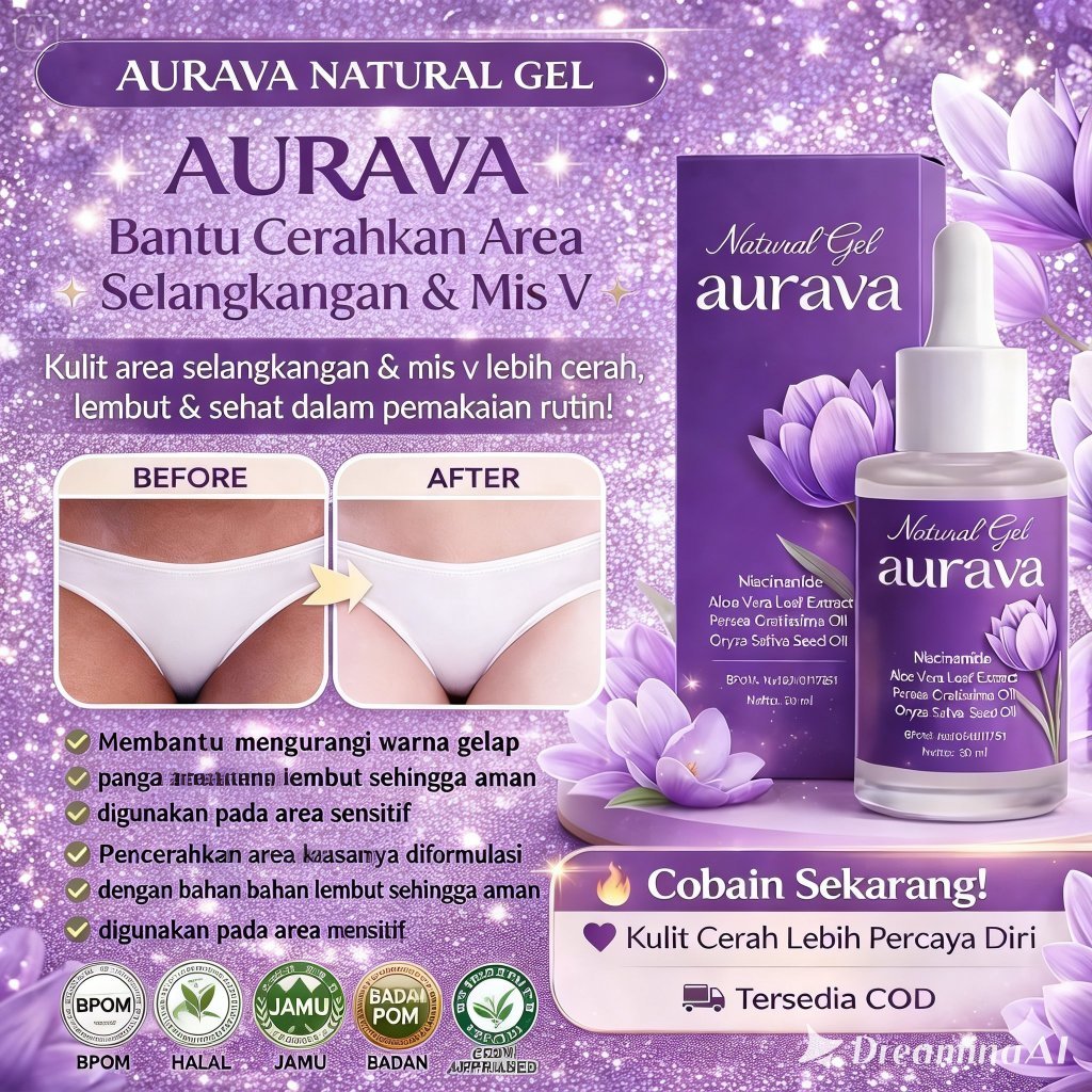 Aurava Natural Gel Serum Pencerah Miss V 30ml