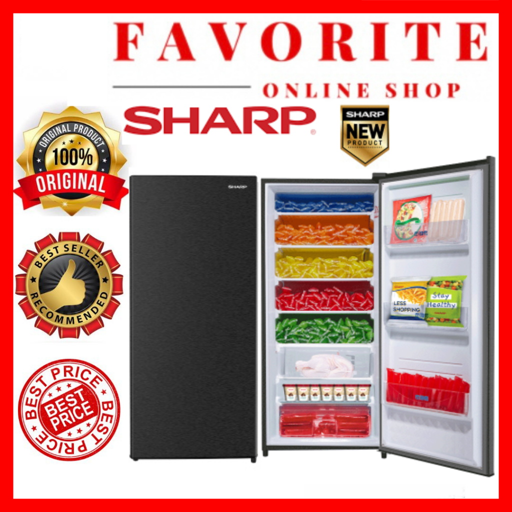 FREEZER SHARP FJM286 6 RAK SHARP FREEZER SHARP 286AHS