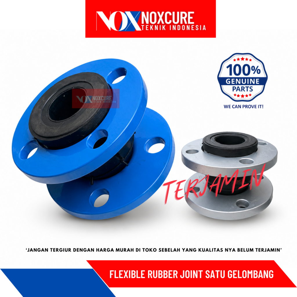2" Rubber Flexible Joint Satu Gelombang Flexible Rubber Joint Flange ANSI 150 Size 2 Inch