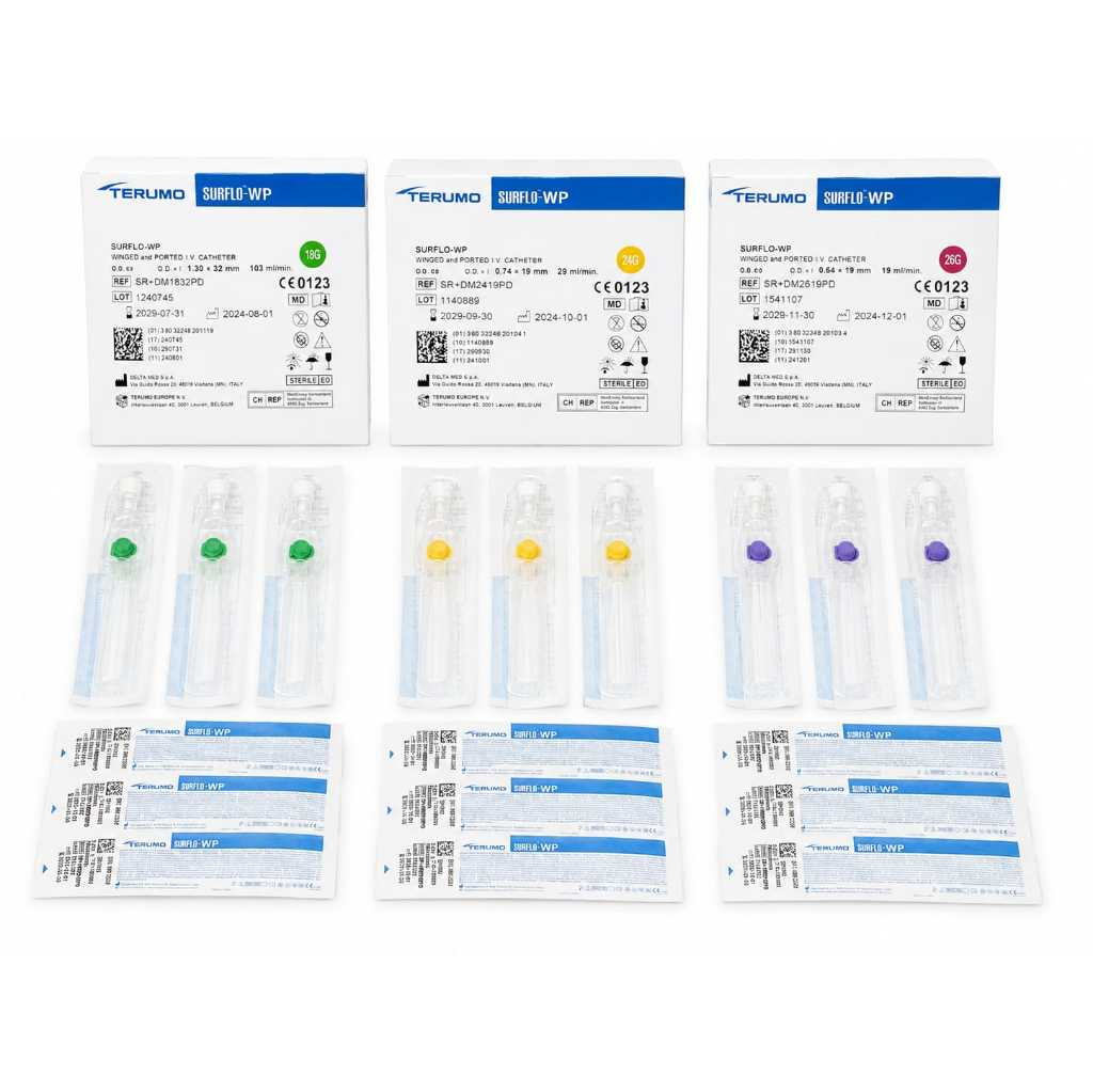 TERUMO Surflo WP Jarum 18G 24G 26G Untuk Infus Medis