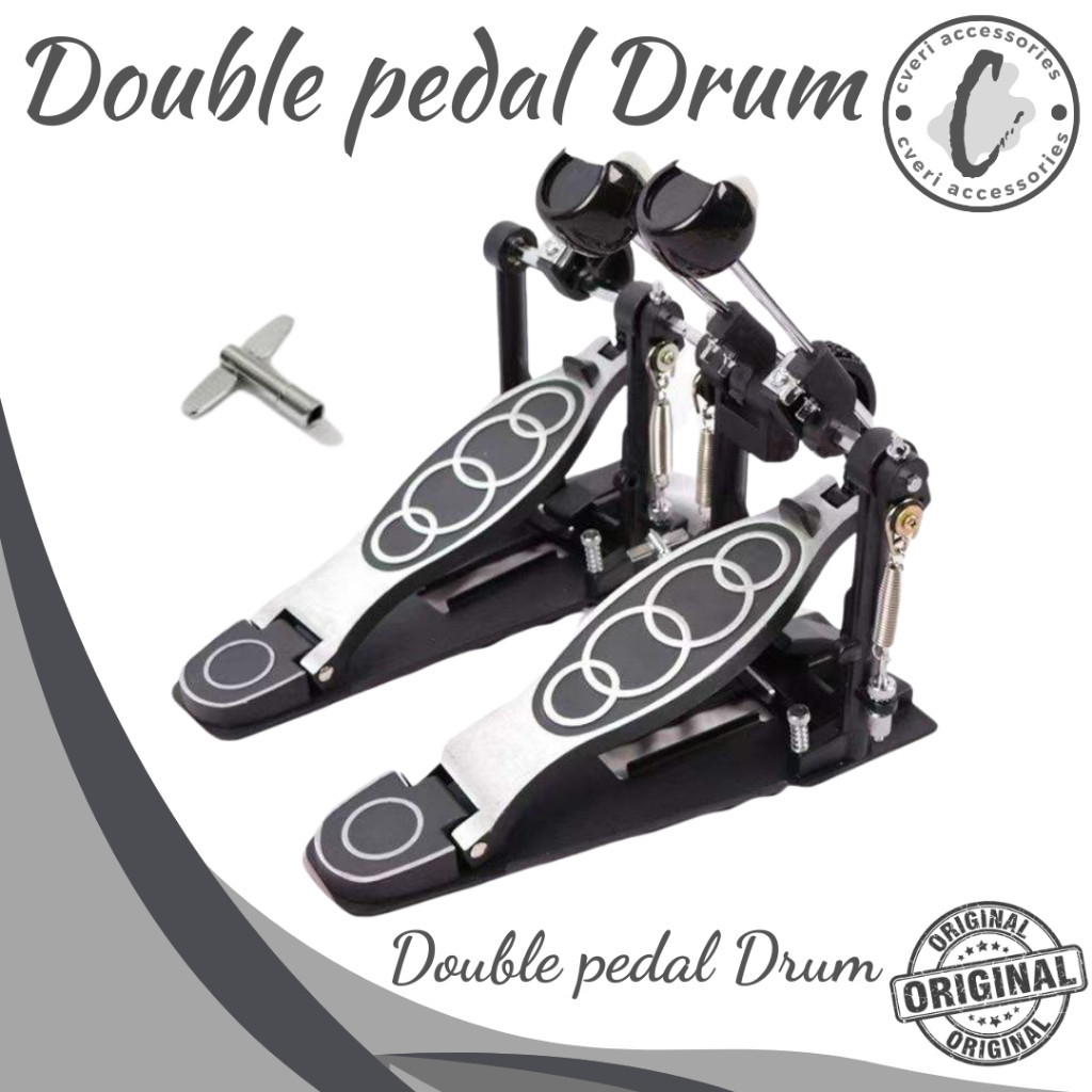 Double Pedal Drum Pedal Drum Ganda Pedal Bass Drum