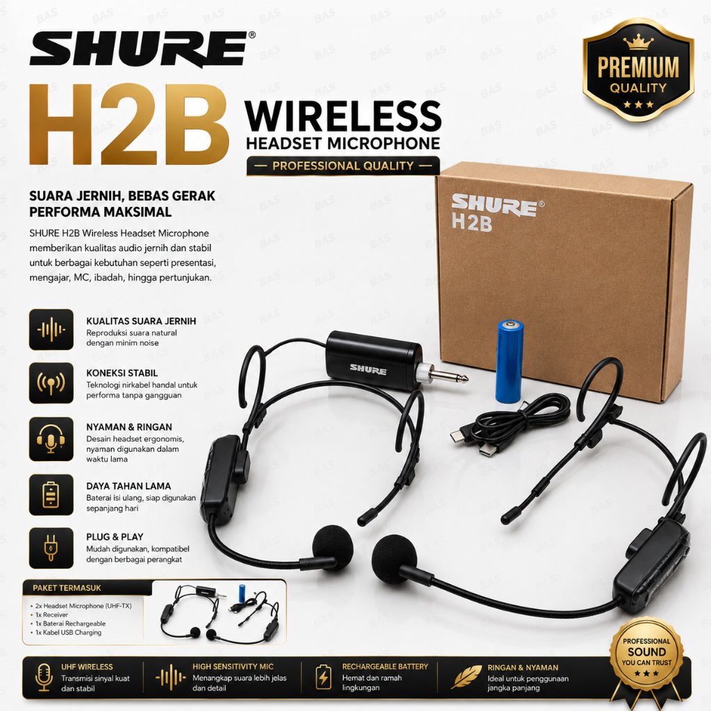 Mic Wireless Bando Dan Klip On 2 Mic Dan 1 Mic Klip On Dan Bando Batery Charger