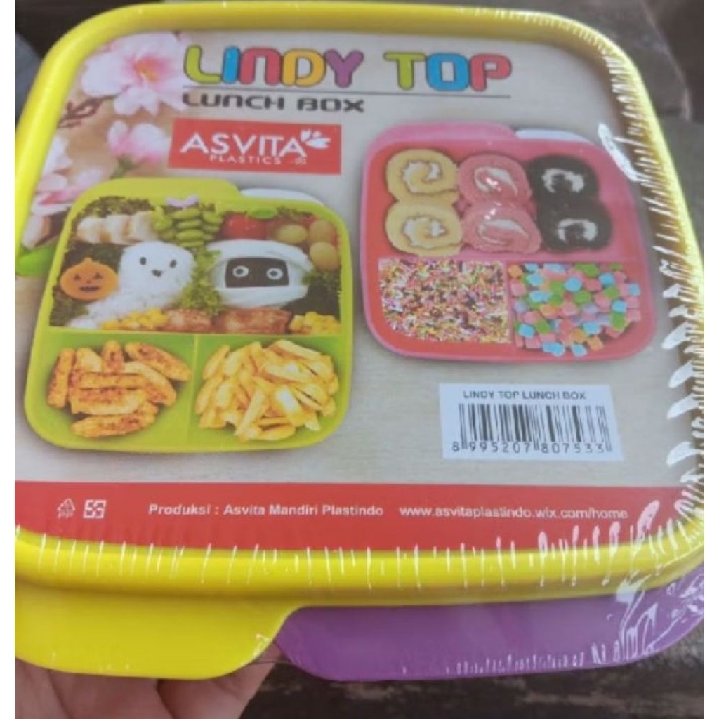 Asvita Tempat Makan (S) Lindy Top LLB-157 / Asvita Plastik Lunch Box