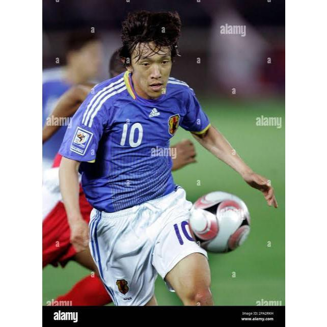 Jersey Timnas Jepang Japan Home 2008/2009 World Cup 2010 Qualifier 2nd S.Nakamura #10 Player Issue F