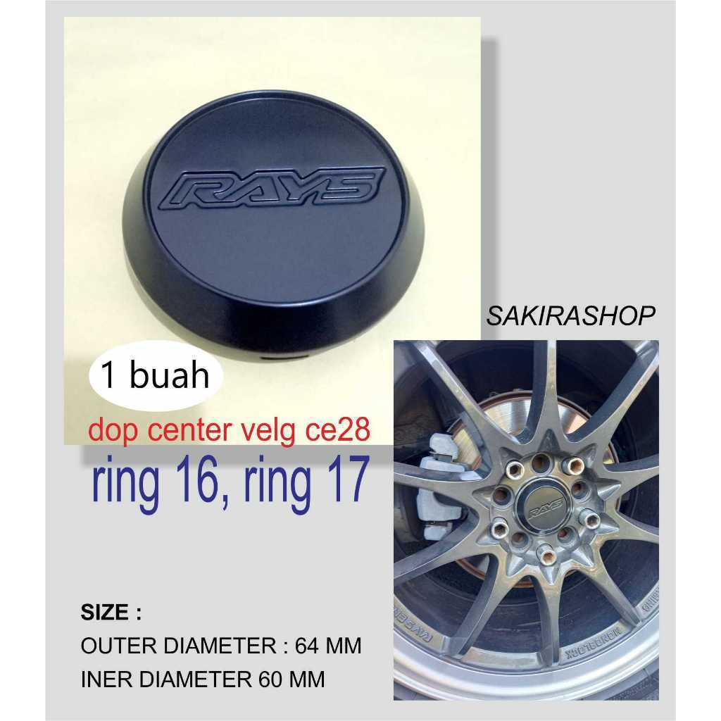Tutup dop center velg ce28 ring 16 ring 17 1 BUAH
