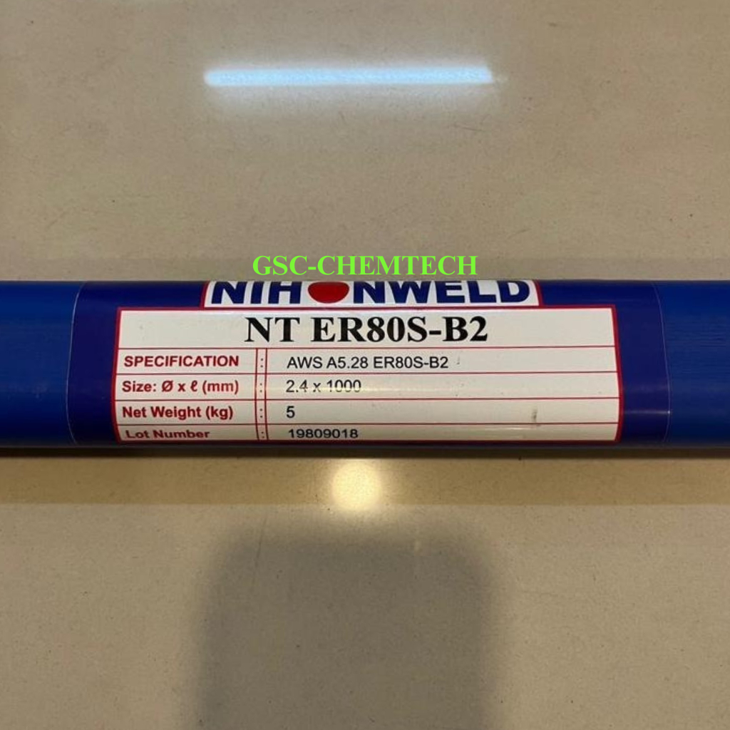 Kawat Las Nihon Weld NT ER80S-B2 2,4MM AWSA5 28 ER80S-B2 (5Kg)
