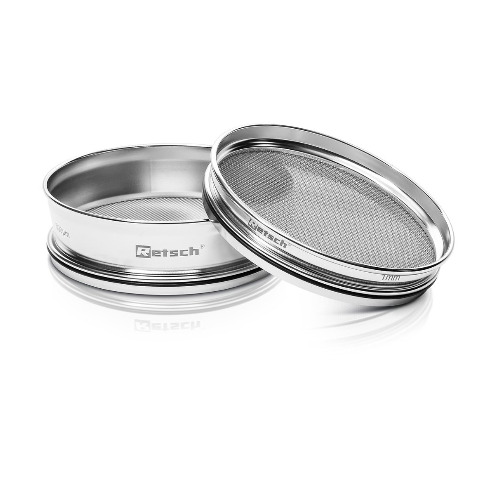 Test Sieve Ayakan Diameter 8 inch 8" x 2 inch 2" Height 18 Mesh 1000 micron 1.00 mm 60150001000 Rets