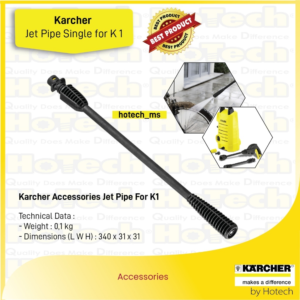 Karcher Jet Pipe | Karcher | For High Pressure Washer Jet Pipe K 1