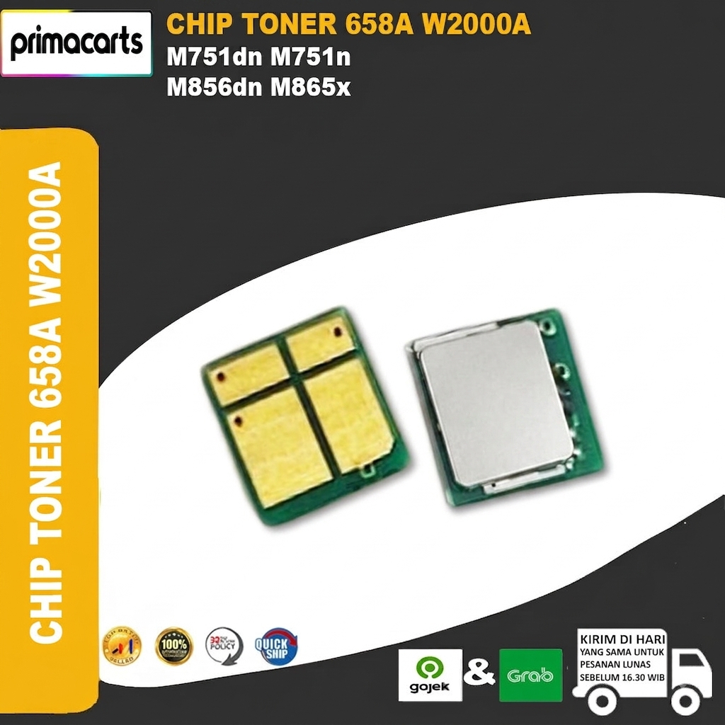 CHIP TONER HP W2000A W2001A W2002A W2003A 658A M751dn