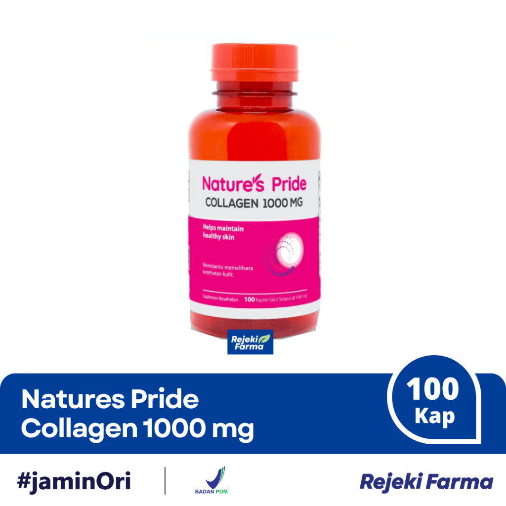Natures Pride Collagen 1000 mg 100 Kapsul - Nature's Pride Colagen Nature Pride