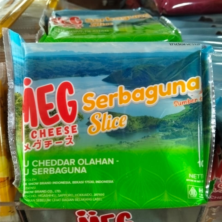 Meg Keju Slice Serbaguna isi 10 (Cheddar Slice/Keju Slice/Keju Lembaran)