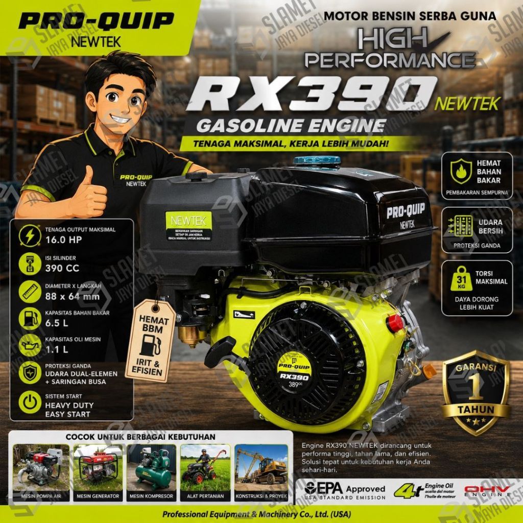 Engine Pro-Quip USA RX270 / RX390 / RX440 - 12HP / 16HP / 20HP