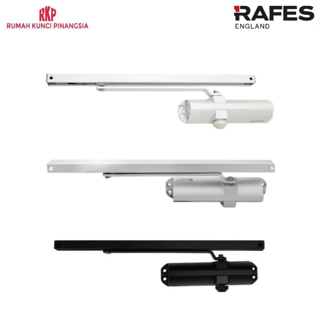 Door Closer Penutup Pintu 65 kg Putih / Silver / Hitam RAFES DC 5828 / DC 5830 / DC 5831