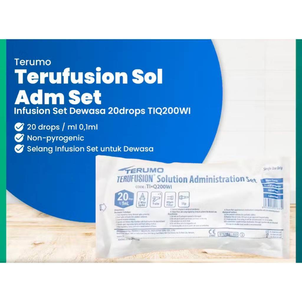 Infuset Terumo / Selang Infus Terumo / Infus set Terumo Dewasa 20 mL