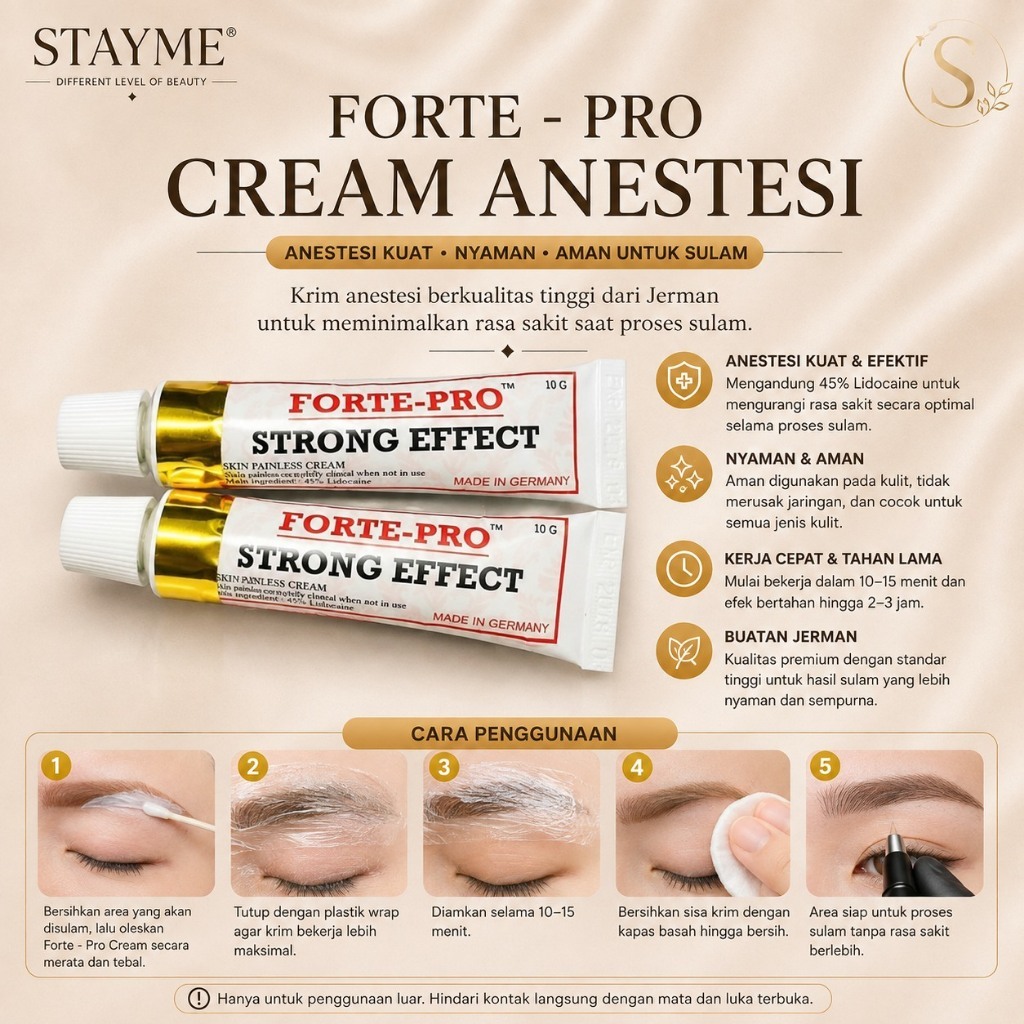 CREAM FORTE PRO FORTEPRO SUPER KEBAS - MADE IN GERMANY