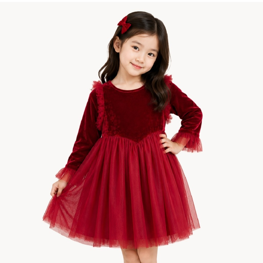 [Paket 3 Dress] MONARCH Twilight Glam Dress + Ocean Velvet Dress + Dress Olive Satin Elegant Dress A