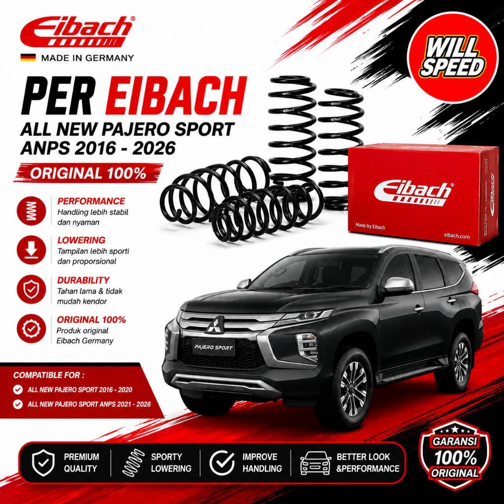 PER EIBACH ALL NEW PAJERO OLD SPORT ALL NEW PAJERO SPORT ANPS 2016-2026 ORIGINAL