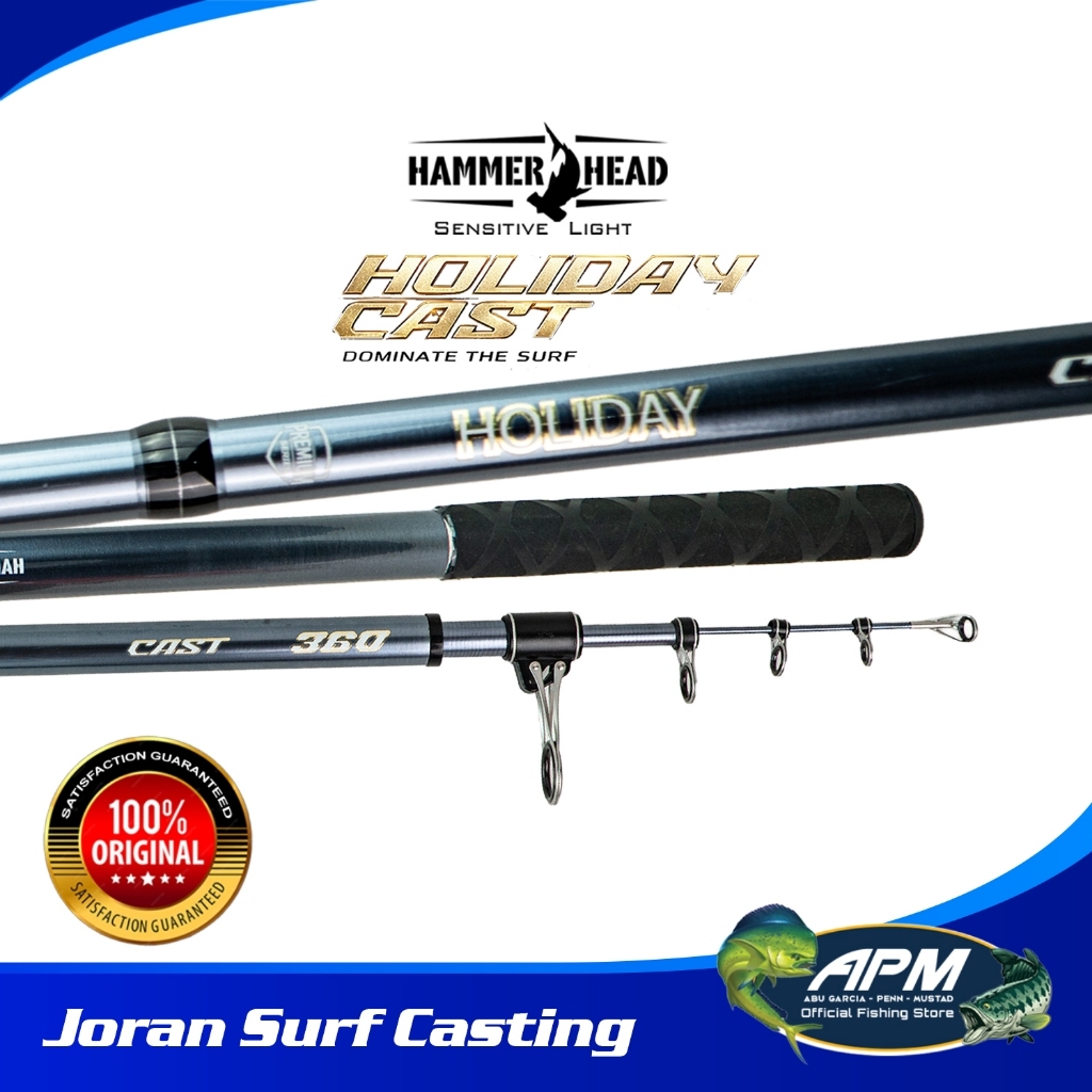 HAMMER HEAD Joran Pancing Surf Casting HOLIDAY CAST 360 - 450CM X30 High Modulus Carbon Fuji Ring Gu