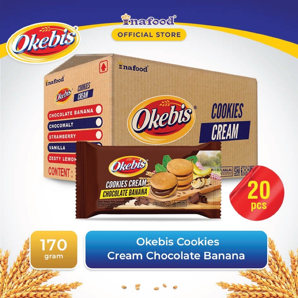Okebis Cookies Cream 20 (1 KARTON)