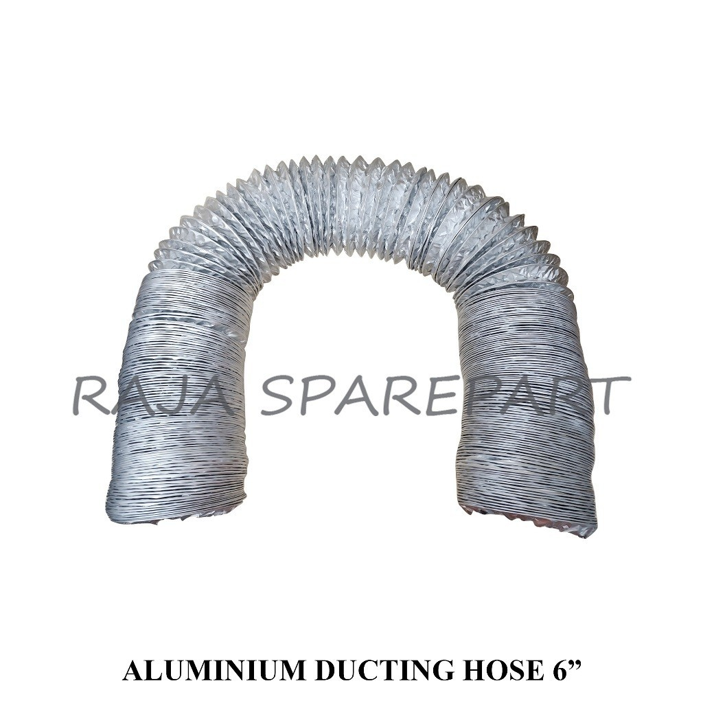 DUCTING FLEXIBLE ALUMINIUM ADH6 / EXHAUST SYSTEMS ALUMINIUM DUCTING HOSE 6"