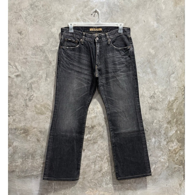Celana Jeans Pria Uniqlo BootCut - Size 34