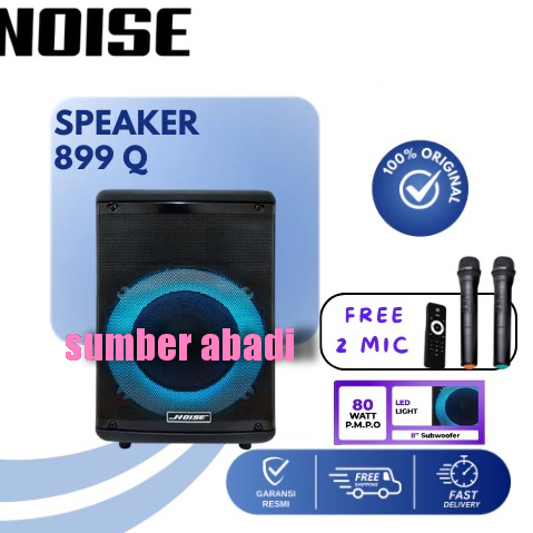 Speaker Portable Noise 899Q 8 inch Noise 899 Q Bluetooth Wireless
