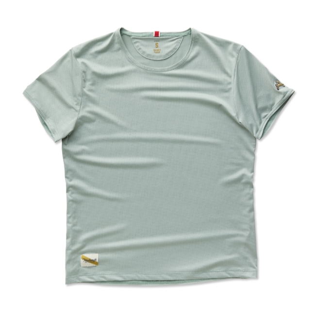 Tracksmith Women Twilight Tee Jadeite Kaos Lari Running