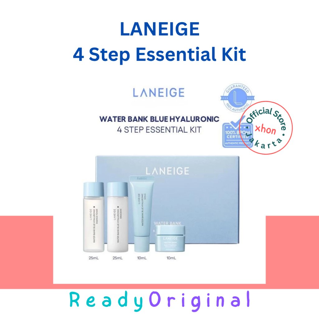 [ORIGINAL] Laneige Waterbank Blue HA 4 Kit (Moisture) - Laneige Travel Size | Laneige Trial Kit