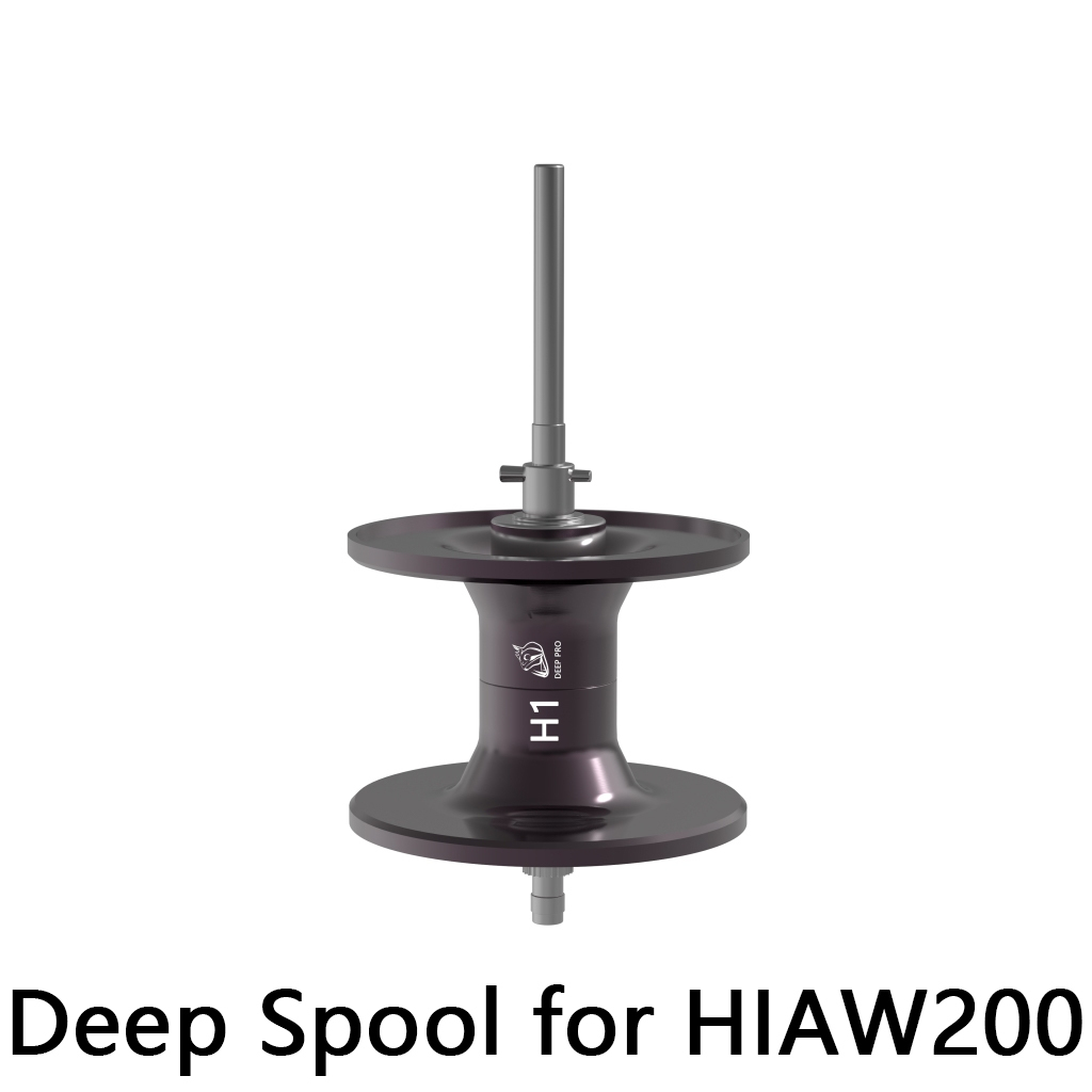 NEW DIY HIAW200 Spool Spare Baitcasting Reel Spool for GKA200 Standard Spool Shallow spool