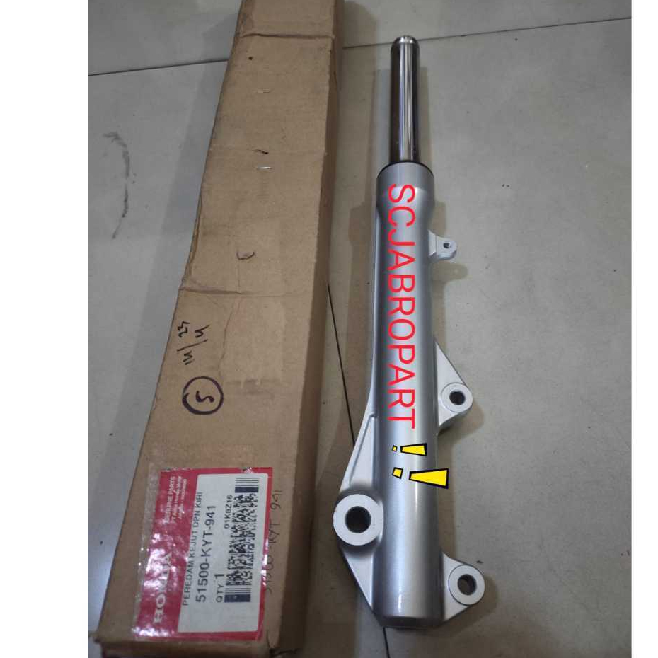 51500 KYT 941....(D) FORK ASSY L FR HONDA Scoopy Karburator (Generasi Pertama)...ORI AHM