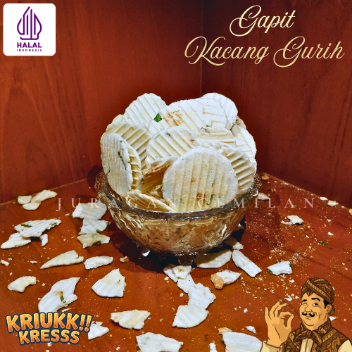 Keripik Kripik Cemilan Makanan Jajanan Ringan Snack Snak Gapit Kacang Original Asin Gurih Garing Ren