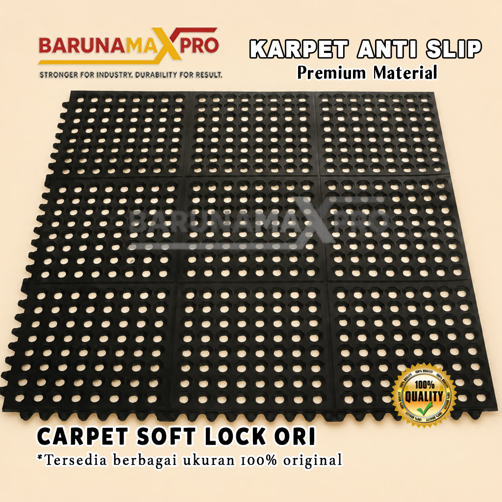 Karpet Karet Keset Anti Slip Kamar Mandi / Karpet Kamar Mandi Anti Licin