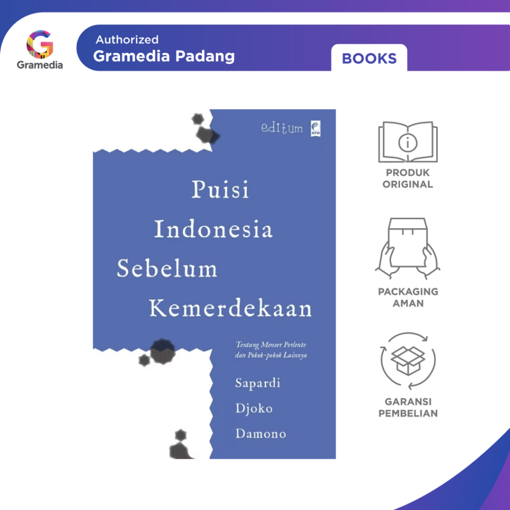 Gramedia Padang - Puisi Indonesia Sebelum Kemerdekaan