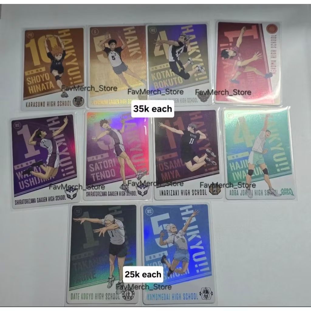 Haikyuu 10th Anniv Random Card Pop Up