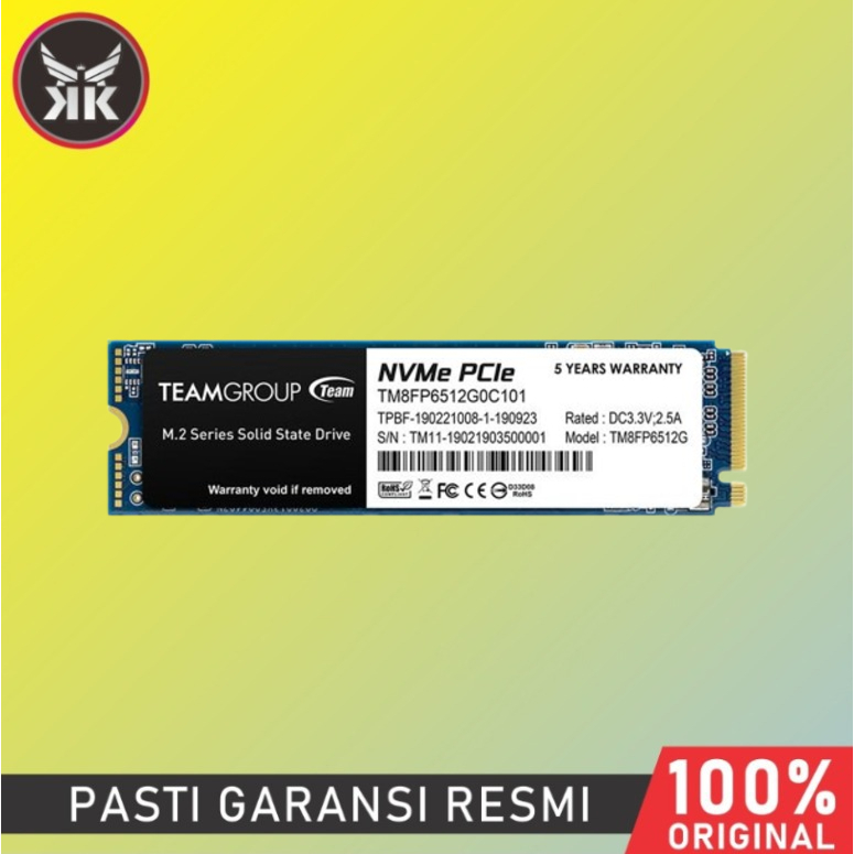TEAM ELITE / TEAMGROUP MP33 M.2 PCIe SSD NVME 512GB