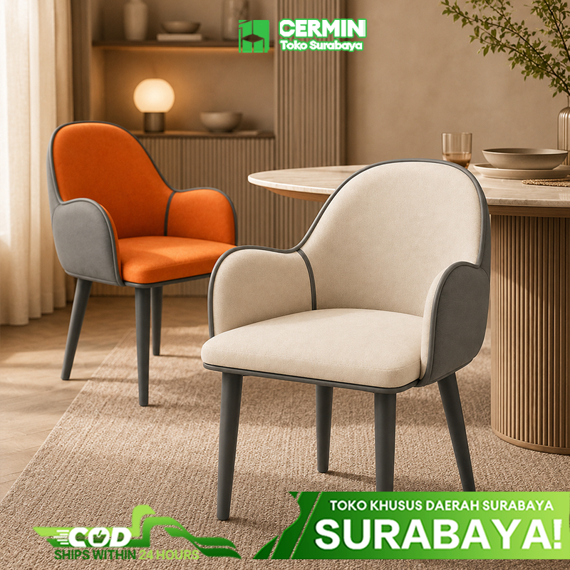 Pengiriman Dari Surabaya---Kursi Makan Kursi Cafe Kursi Ruang Tamu Tamu Kursi Sofa Dengan Sandaran L