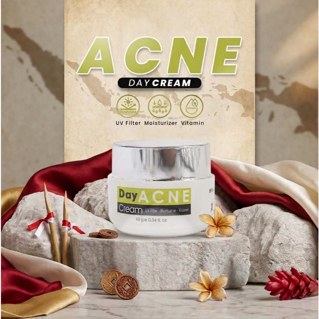 Cream Jerawat Day Acne Jealous mencerahkan kulit dan melembabkan