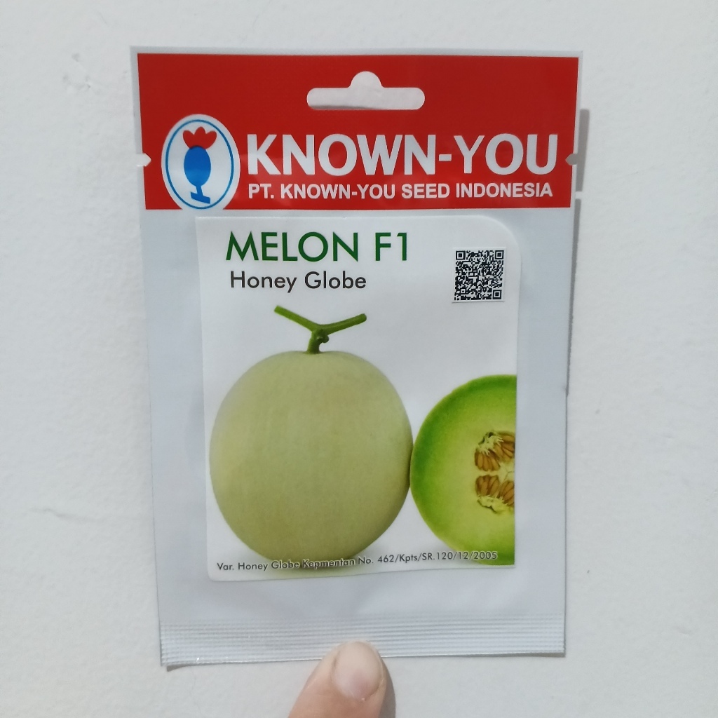 Benih Melon Honey Globe F1 Hibrida Known You Seed KYS [Small Pack 10 Biji] Premium Kemasan Pabrik 10