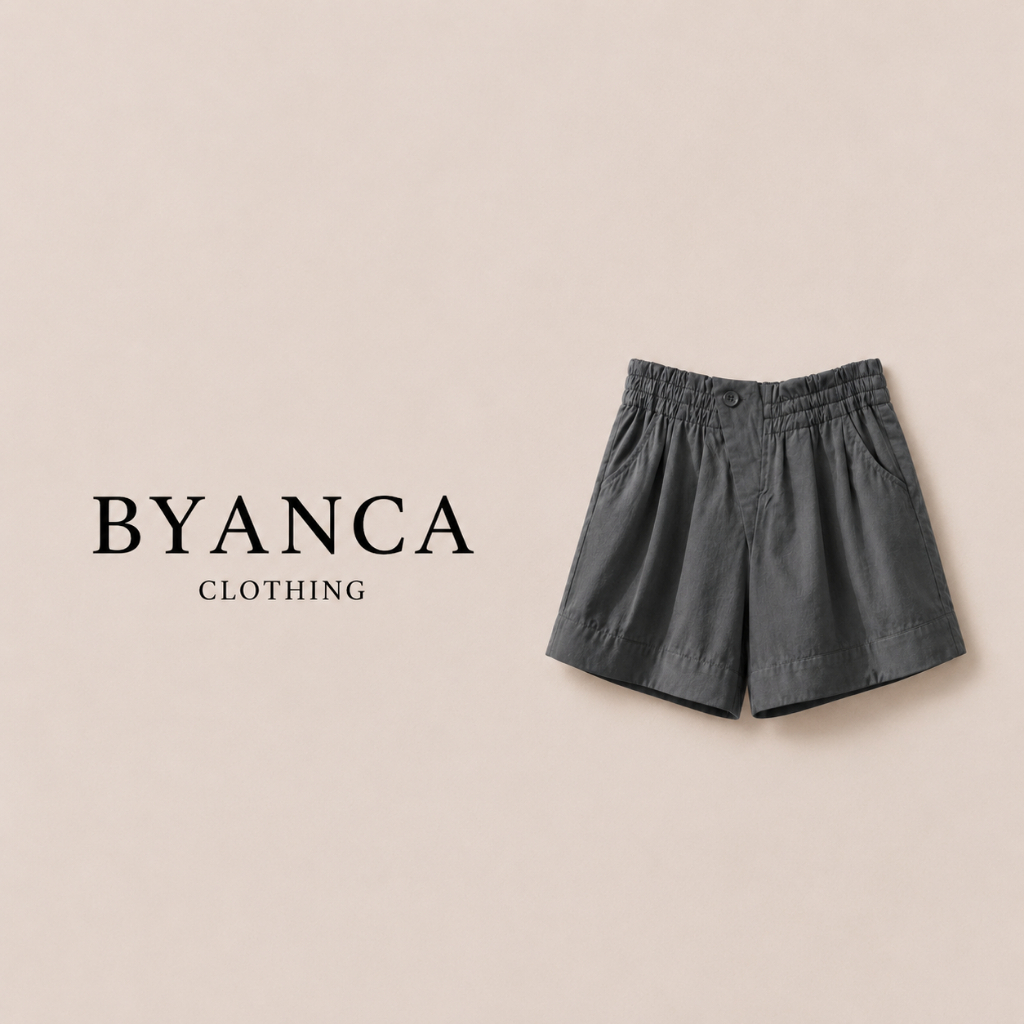 BYANCA Celine Pants, Celana Pendek Wanita High Waist  / Celana Casual / Korean Style / Celana Santai
