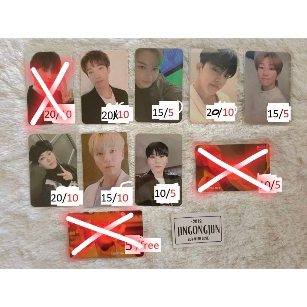 (BACA DESKRIPSI) Seventeen svt pc photocard ymmd you make my day dawn hmv pob bene jp japan dk dokye