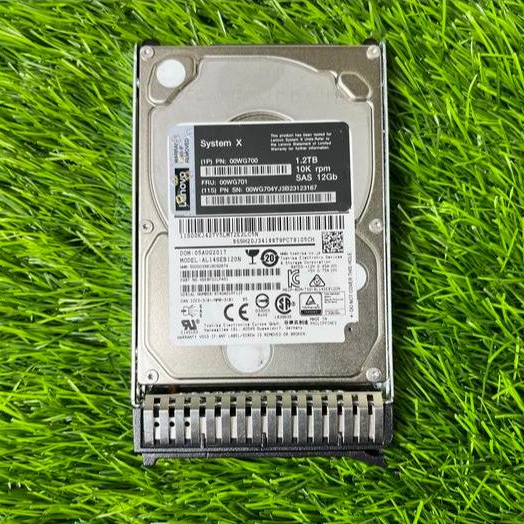 Lenovo Hdd 1.2TB 10K 12Gbps Sas Enterprise PN : 00WG700 FRU: 00WG701 Hardisk Server IBM LENOVO 2.5in