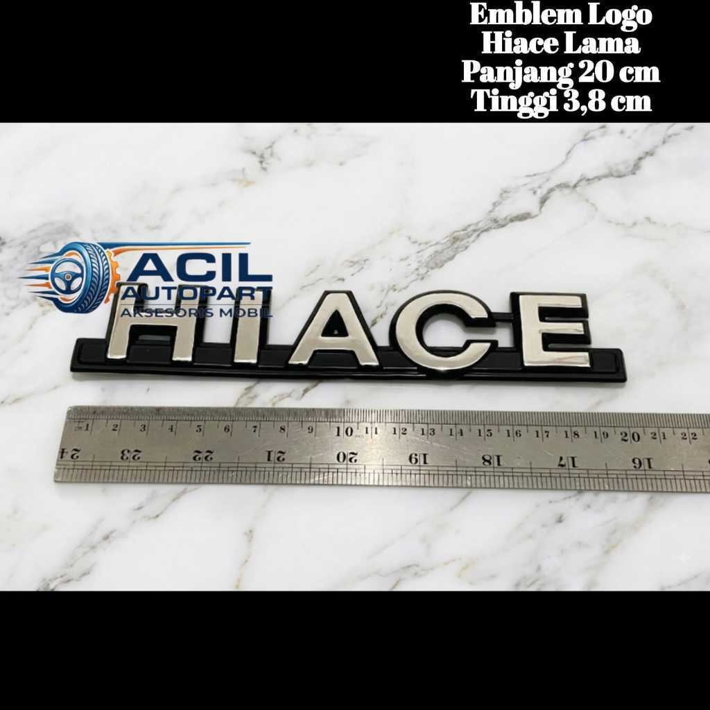 Emblem Logo Hiace Lama