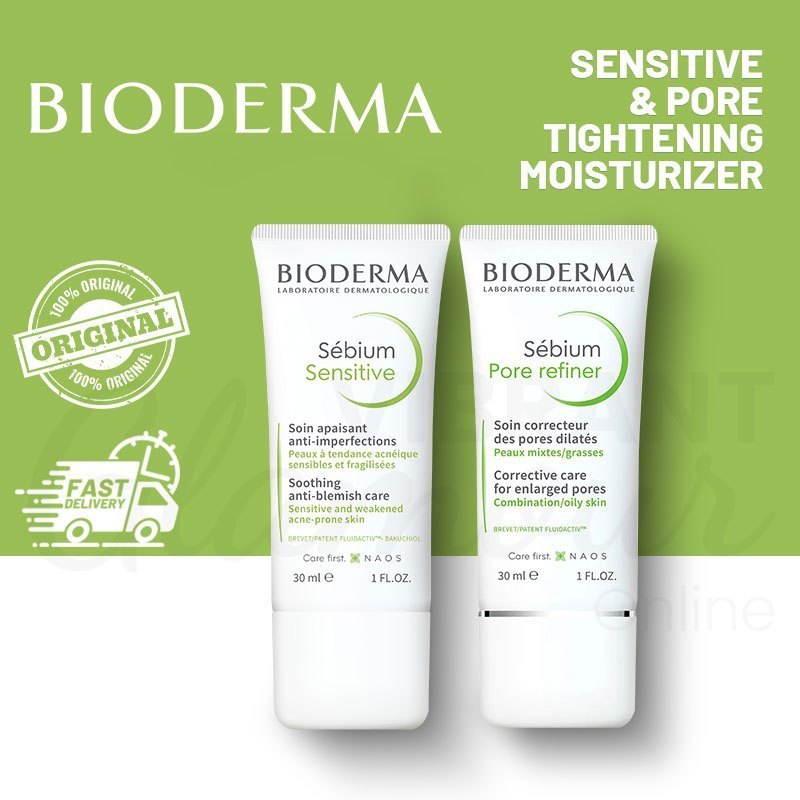 Bioderma Sebium Sensitive 30 ml / Bioderma Sebium Pore refiner 30ml