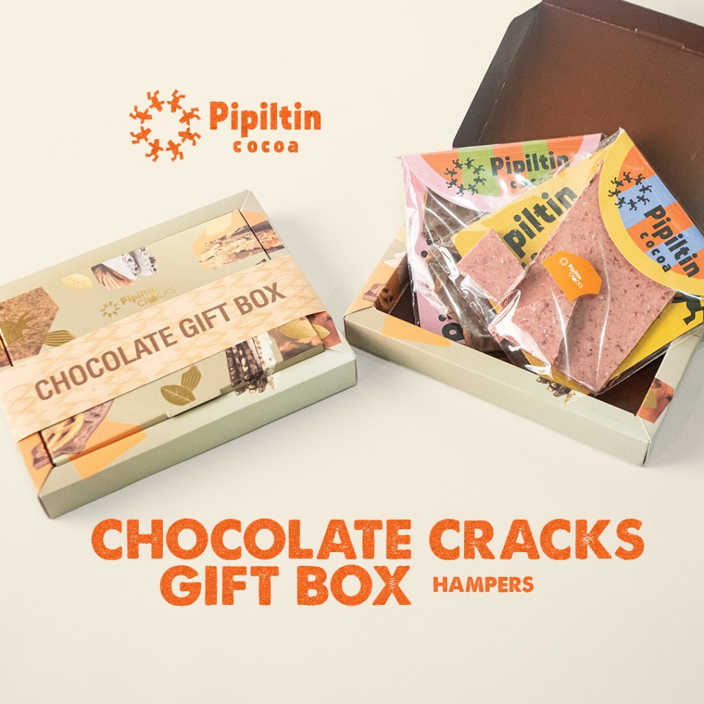 Pipiltin Cocoa Chocolate - Cokelat Cracks Gift Box 180gr