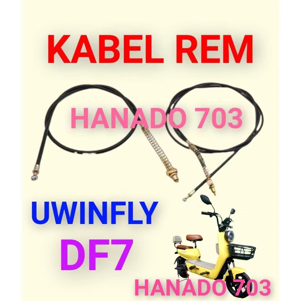kabel rem sepeda listrik Uwinfly DF7 tali rem sepeda listrik Uwinfly DF7