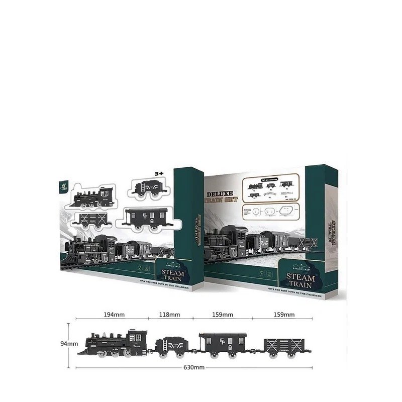 KIDZ STATION FENFA Steam Train Railway Train Deluxe Set