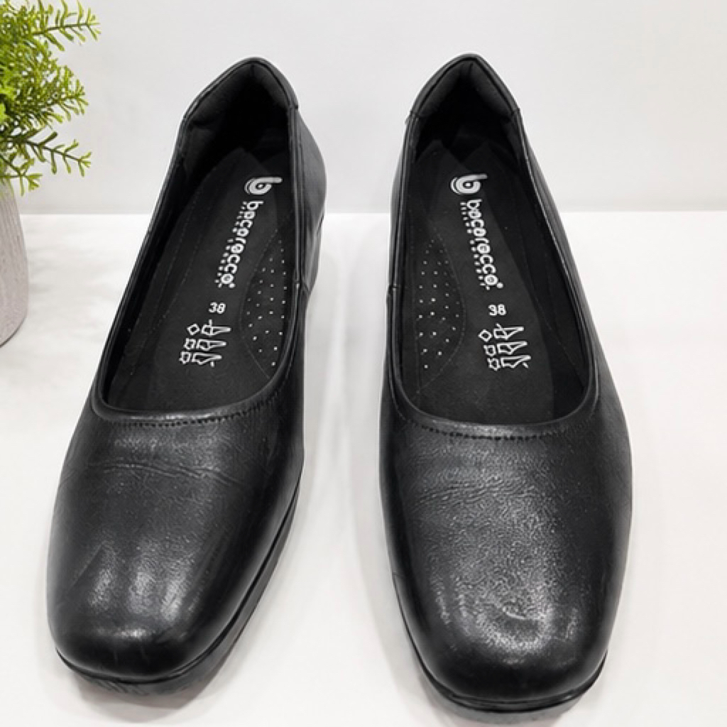 Prelove Bocorocco D. Montebella 01 Nero (Black) Sepatu Persit Jala PIA IKKT Bhayangkari 38 PSH PSL