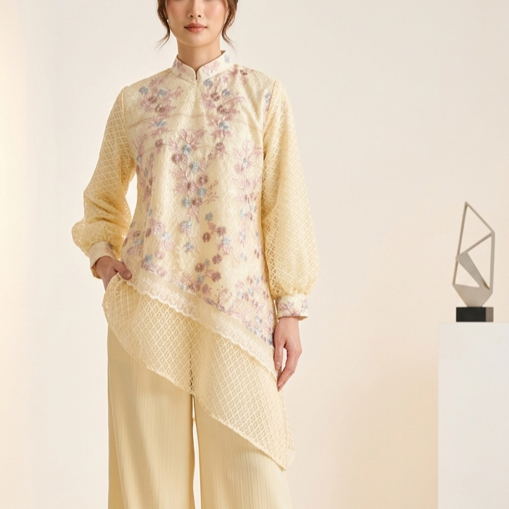 PESONA SONATA SETCEL EMBROIDERY TENCEL TERBARU  // OUTFIT KONDANGAN KEKINIAN // 26932