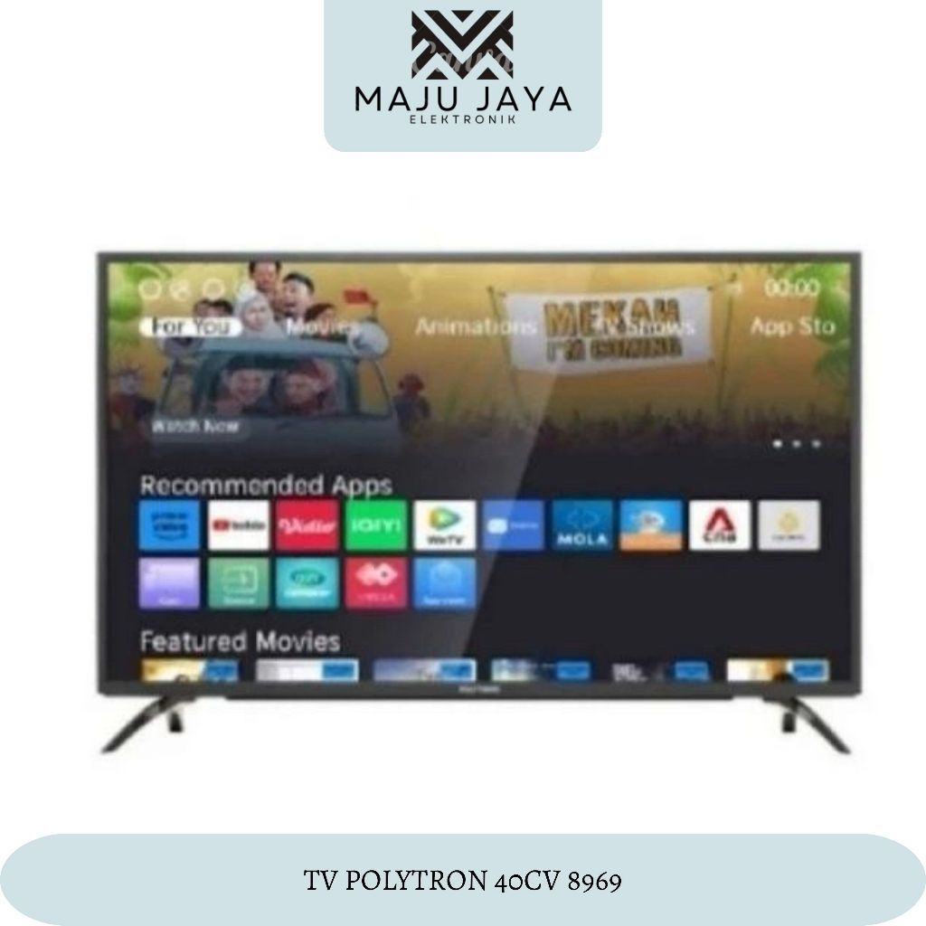 LED 40 INCH SMART TV POLYTRON PLD-40CV8969 / PLD40CV8969 40CV8969