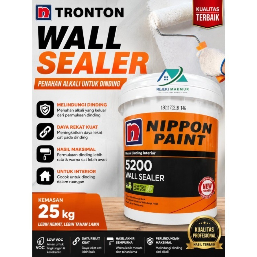 Cat Dasar Nippon Paint / Wall Sealer 5200 Nippon Paint 25 kg vinillex